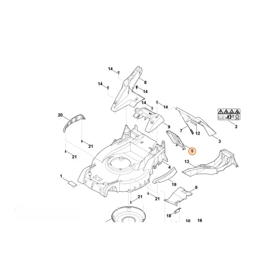 Stihl  Pokrywa 6364 701 3610